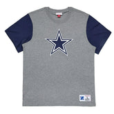 Dallas Cowboys Mitchell & Ness Color Blocked NFL Throwback T-Shirt - Taass for sale