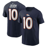 Jerry Jeudy #10 Denver Broncos Nike Player NFL T-Shirt Navy - Taass for sale