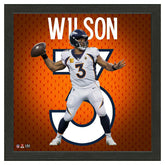 Russell Wilson #3 Denver Broncos Impact Jersey Framed NFL Photo - Taass sale