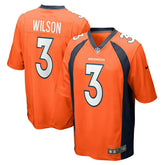 Russell Wilson #3 Denver Broncos Nike Game NFL Football Jersey Orange - Taass for sale