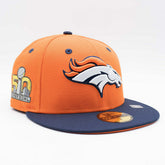 Denver Broncos Super Bowl 50 New Era 59FIFTY Fitted NFL Cap Orange - Taass near me