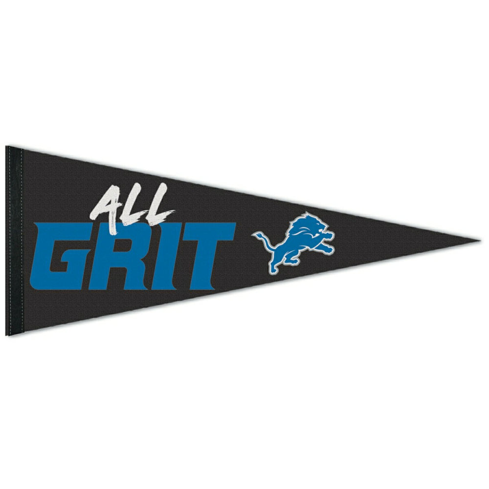 Detroit Lions All Grit Premium NFL Pennant - Taass discount