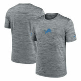Detroit Lions 2025 NFL Sideline Nike Velocity Performance T-Shirt Gray - Taass for sale