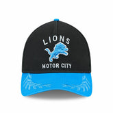 Detroit Lions 2025 NFL Draft 9TWENTY A-Frame Adjustable Cap Black - Taass sale