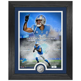 Amon-Ra St. Brown Detroit Lions Silver Coin Framed NFL Photo - Taass sale