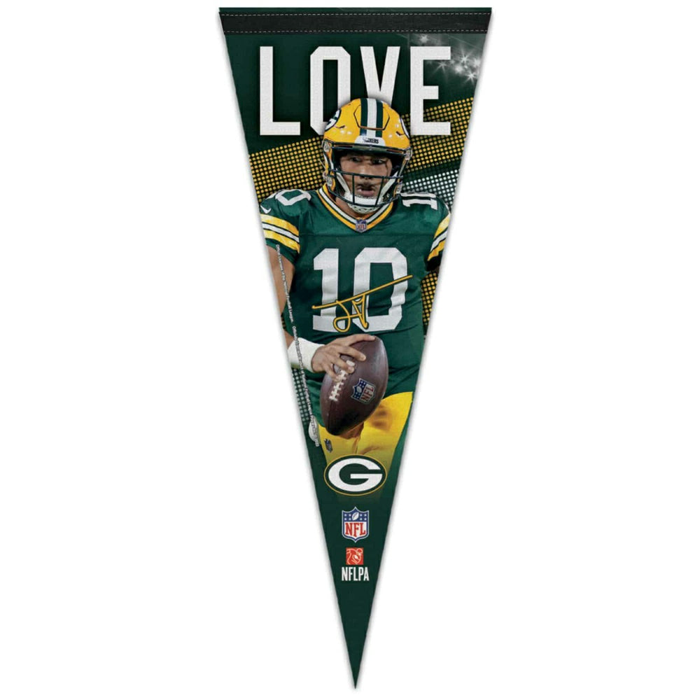 Jordan Love Green Bay Packers Player Premium WinCraft NFL Pennant - Taass online
