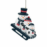 Houston Texans NFL Sledding Snowmen Christmas Ornament - Taass online