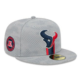 Houston Texans 2024 NFL Sideline New Era 59FIFTY Fitted Cap Gray - Taass online