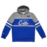 Indianapolis Colts Head Coach Mitchell & Ness NFL Throwback Football Hoodie - Taass near me