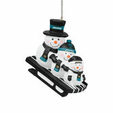 Jacksonville Jaguars NFL Sledding Snowmen Christmas Ornament - Taass US