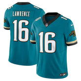 Trevor Lawrence #16 Jacksonville Jaguars Classic Nike Vapor F.U.S.E. Limited NFL Jersey Teal - Taass online