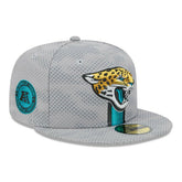 Jacksonville Jaguars 2024 NFL Sideline New Era 59FIFTY Fitted Cap Gray - Taass for sale