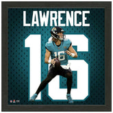 Trevor Lawrence #16 Jacksonville Jaguars Jersey Framed NFL Photo - Taass discount
