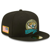 Jacksonville Jaguars 2022 NFL On-Field Salute to Service New Era 59FIFTY Fitted Cap - Taass near me