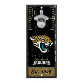 Jacksonville Jaguars WinCraft NFL Bottle Opener Sign - Taass for sale