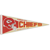 Kansas City Chiefs Premium Throwback NFL Pennant - Taass for sale