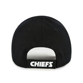 Kansas City Chiefs Black & White '47 MVP Adjustable NFL Cap Black - Taass US