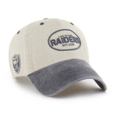 Las Vegas Raiders '47 Breaking Trail Clean Up Adjustable NHL Cap Natural/Gray - Taass sale