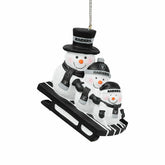 Las Vegas Raiders NFL Sledding Snowmen Christmas Ornament - Taass US