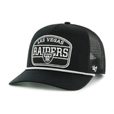 Las Vegas Raiders Hone Rope '47 Hitch RF Snapback Trucker NFL Cap Black - Taass online