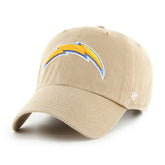 Los Angeles Chargers '47 Clean Up Adjustable NHL Cap Khaki - Taass sale