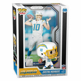 Funko POP! Trading Cards #08 Justin Herbert Los Angeles Chargers Prizm NFL Figure - Taass for sale