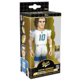 Funko Vinyl Gold 5" Justin Herbert Los Angeles Chargers CHASE Edition NFL Figure - Taass sale
