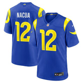 Puka Nacua #12 Los Angeles Rams 2026 Game NFL Jersey Blue - Taass for sale