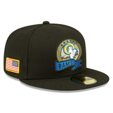 Los Angeles Rams 2022 NFL On-Field Salute to Service New Era 59FIFTY Fitted Cap - Taass sale