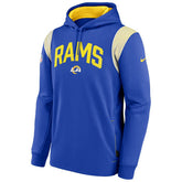 Los Angeles Rams 2022 NFL On-Field Sideline Nike Therma-FIT Hoodie Blue - Taass US