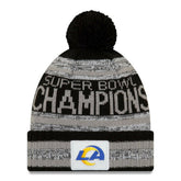 Los Angeles Rams Super Bowl LVI Champions Parade New Era NFL Knit Hat - Taass online