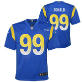 Aaron Donald #99 Los Angeles Rams Nike Game NFL Jersey Blue (YOUTH) - Taass discount
