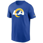 Los Angeles Rams Nike Essential Logo NFL T-Shirt Blue - Taass US
