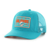 Miami Dolphins Hardline '47 Trucker Snapback NFL Cap Aqua - Taass US