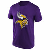 Minnesota Vikings Primary Logo NFL T-Shirt Purple - Taass for sale
