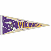 Minnesota Vikings Premium Throwback NFL Pennant - Taass near me