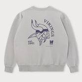 Minnesota Vikings L&L '96 Classics NFL Crew Sweater Gray - Taass near me