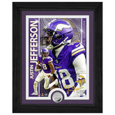 Justin Jefferson Minnesota Vikings Artist Proof Silver Coin NFL Photo Frame - Taass sale