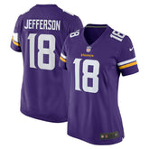 Justin Jefferson #18 Minnesota Vikings Nike Game NFL Jersey Purple (WOMEN'S) - Taass online