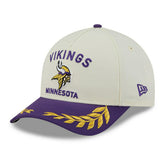 Minnesota Vikings 2025 NFL Draft 9FORTY M-Crown A-Frame Snapback Cap Cream - Taass sale
