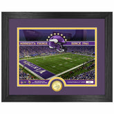 Minnesota Vikings Team Stadium Bronze Coin Framed NFL Photo - Taass US