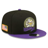 Minnesota Vikings 2022 NFL On-Field Salute to Service New Era 9FIFTY Snapback Cap - Taass online