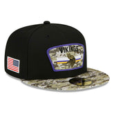 Minnesota Vikings 2021 NFL On-Field Salute to Service New Era 59FIFTY Fitted Cap - Taass sale