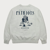 New England Patriots L&L '96 Classics NFL Crewneck Sweater Gray - Taass for sale