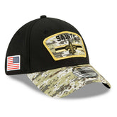 New Orleans Saints 2021 NFL On-Field Salute to Service New Era 39THIRTY Flex Fit Cap - Taass US