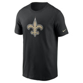 New Orleans Saints Nike Essential Logo NFL T-Shirt Black - Taass discount