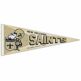 New Orleans Saints Premium Throwback NFL Pennant - Taass sale