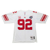 Michael Strahan #92 New York Giants 2007 Mitchell & Ness Authentic NFL Jersey White - Taass US