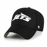 New York Jets Black & White '47 MVP Adjustable NFL Cap Black - Taass near me