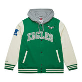 Philadelphia Eagles Courtside Fleece Full-Snap NFL Jacket - Taass online